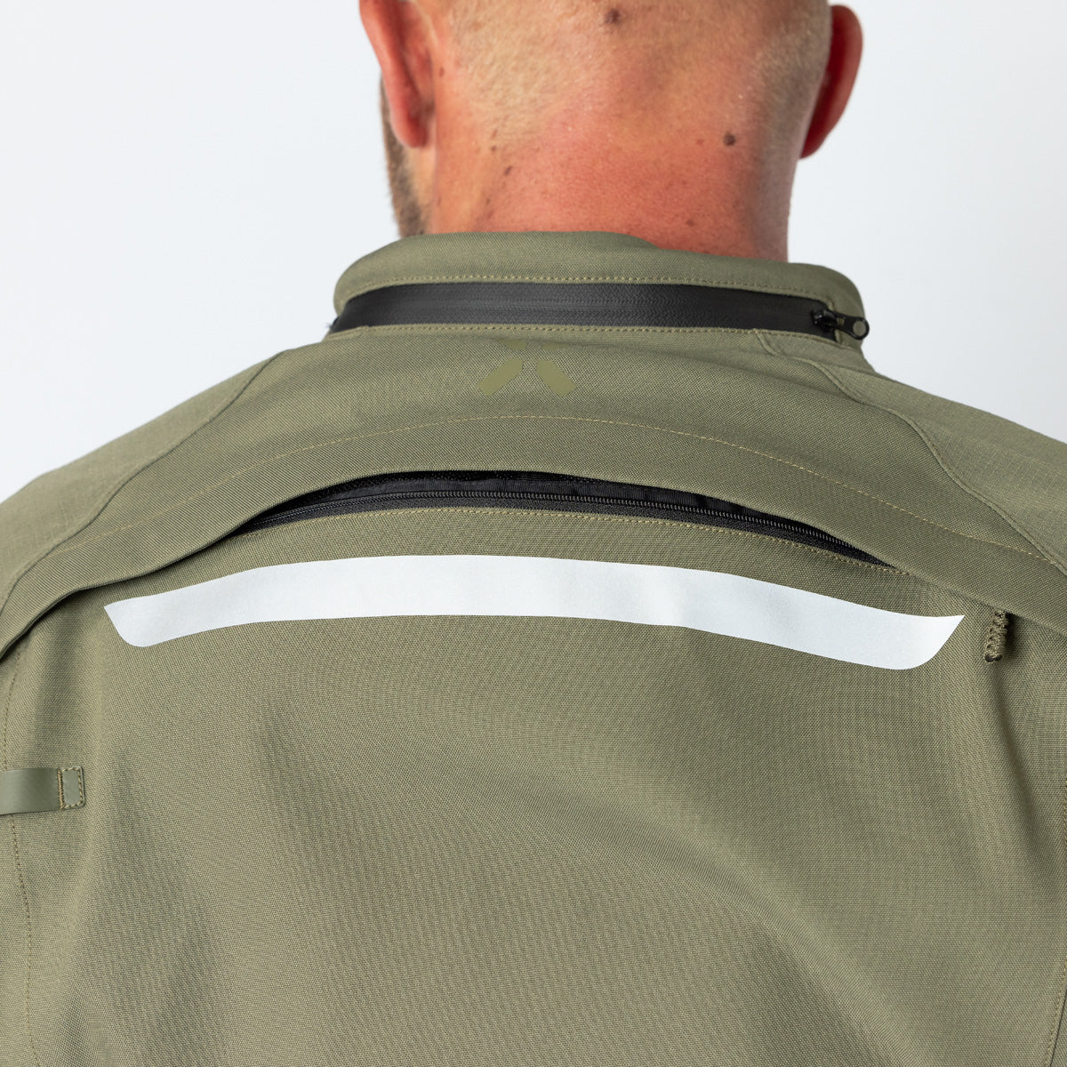 Venture-STX 1.0 Laminatjacke hellgrau-oliv