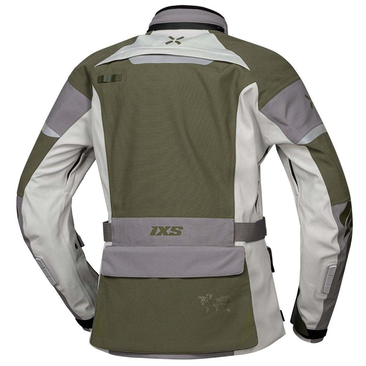 Damen Venture-STX 1.0 Laminatjacke hellgrau-oliv