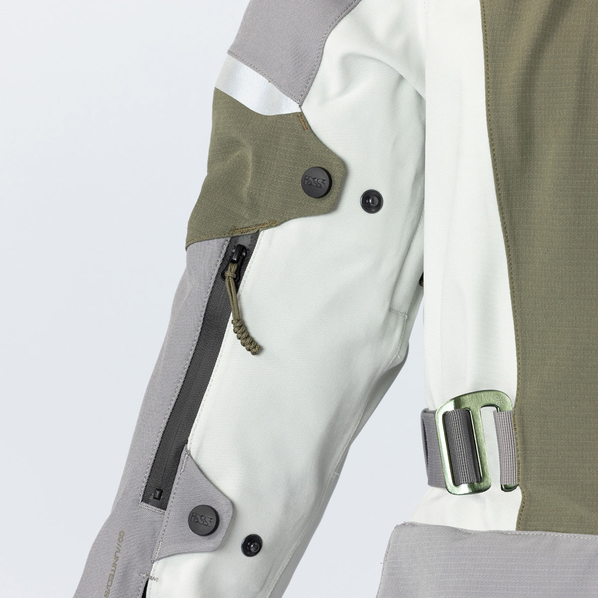 Damen Venture-STX 1.0 Laminatjacke hellgrau-oliv