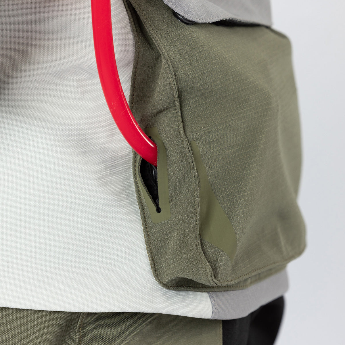 Damen Venture-STX 1.0 Laminatjacke hellgrau-oliv