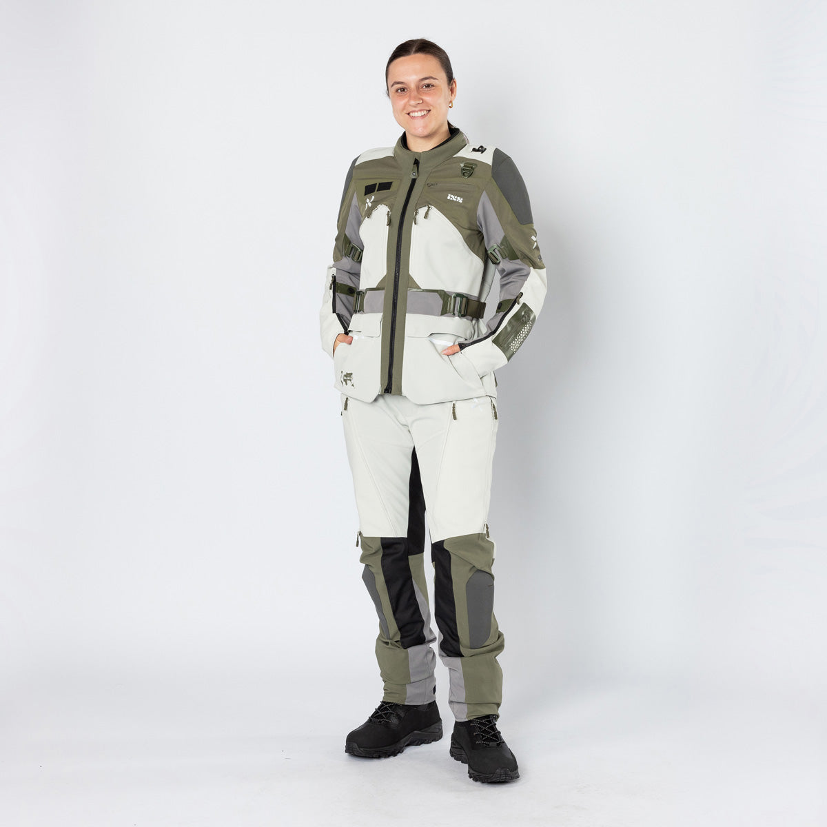 Damen Venture-Air 1.0 Hose hellgrau-oliv