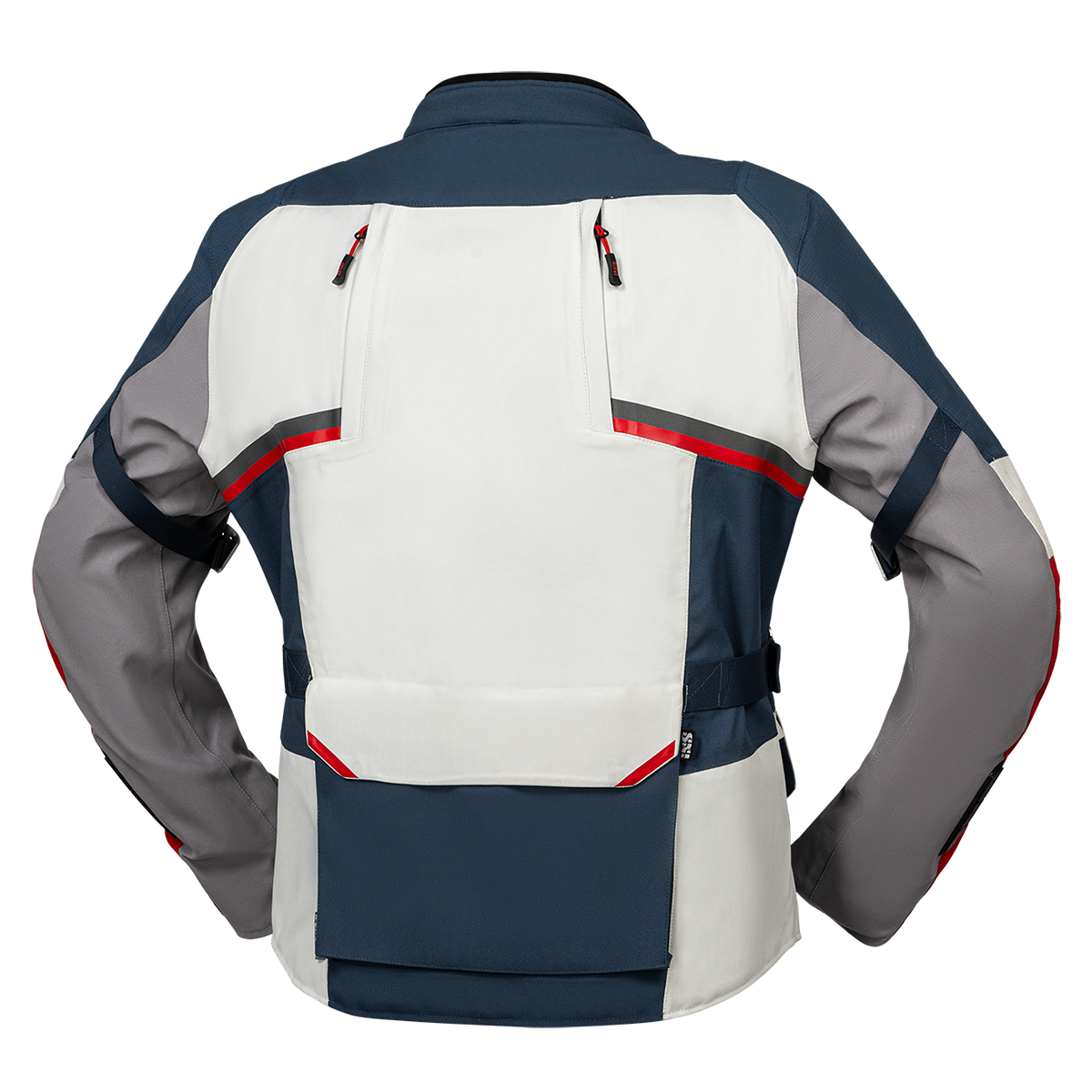 Tourster-STX 1.0 Laminatjacke hellgrau-blau-rot