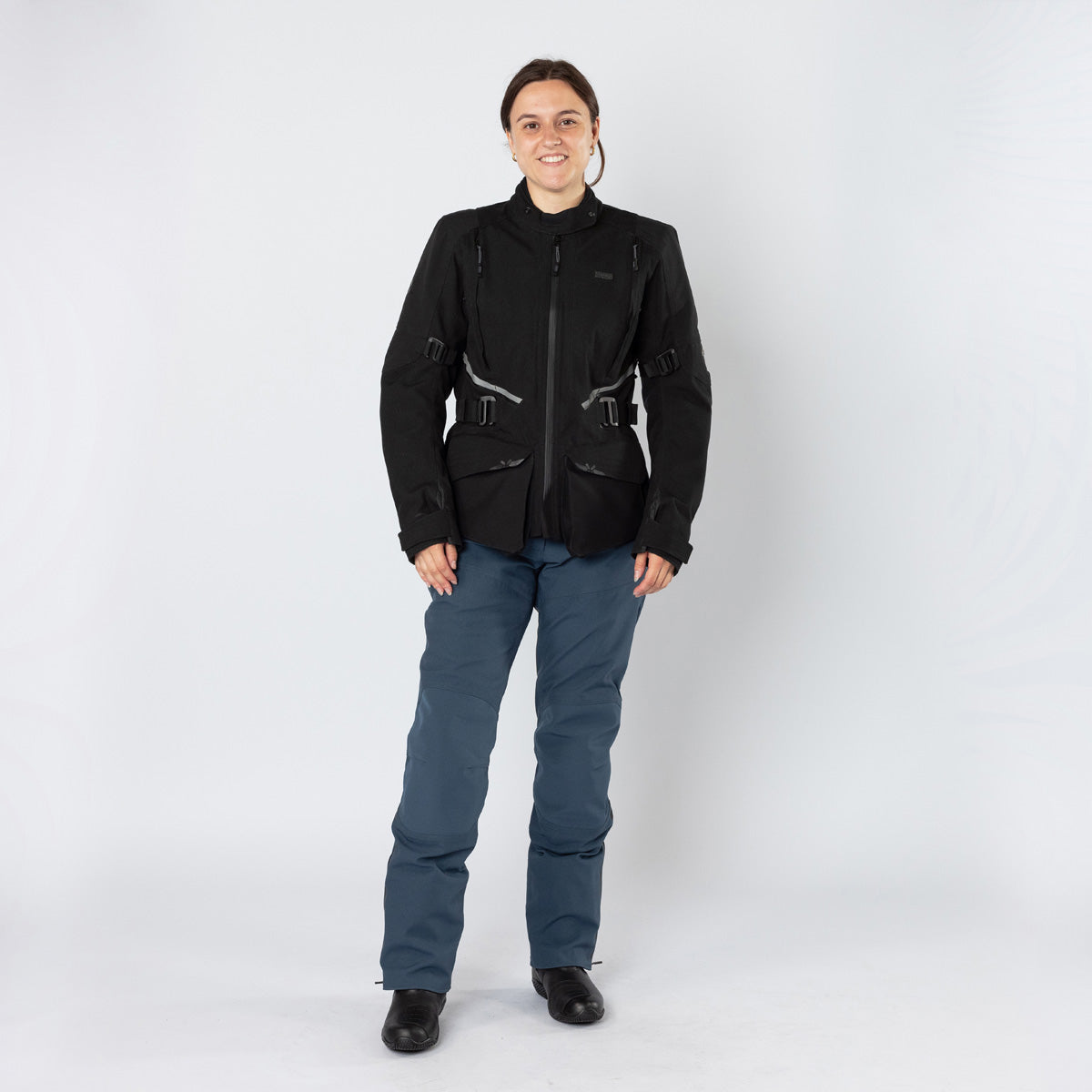 Damen Tourster-STX 1.0 Laminatjacke schwarz