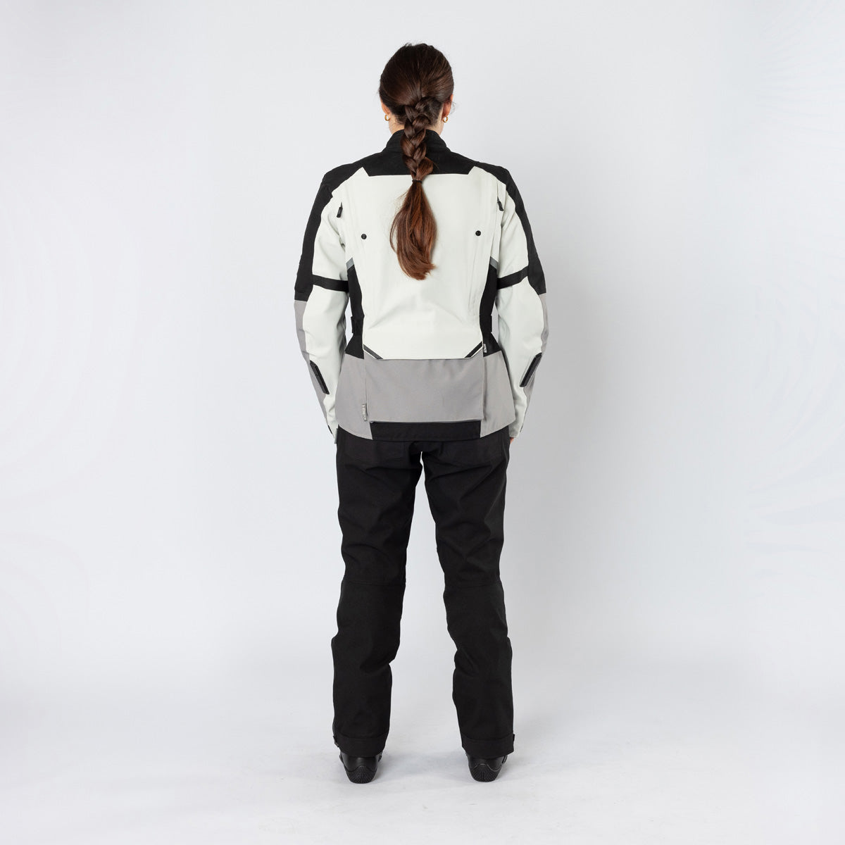 Damen Tourster-STX 1.0 Laminatjacke hellgrau-grau