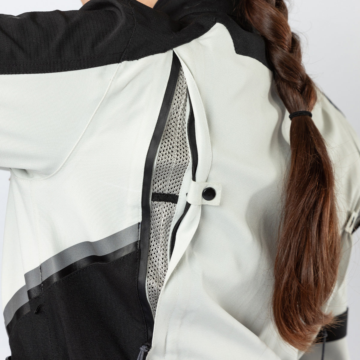 Damen Tourster-STX 1.0 Laminatjacke hellgrau-grau