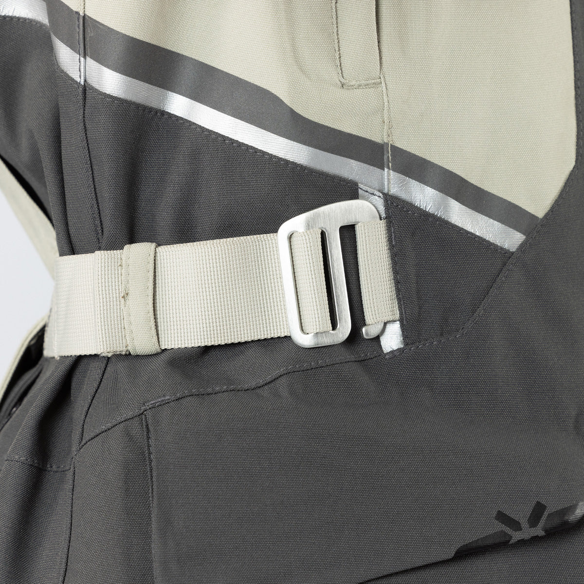 Damen Tourster-STX 1.0 Laminatjacke steingrau-dunkelgrau-schwarz