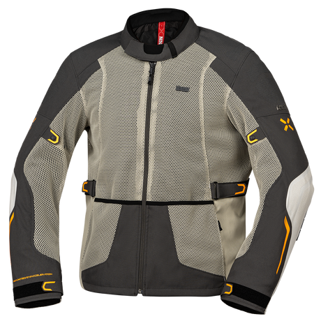 Tourster-BigAir 1.0 Jacke steingrau-dunkelgrau-orange