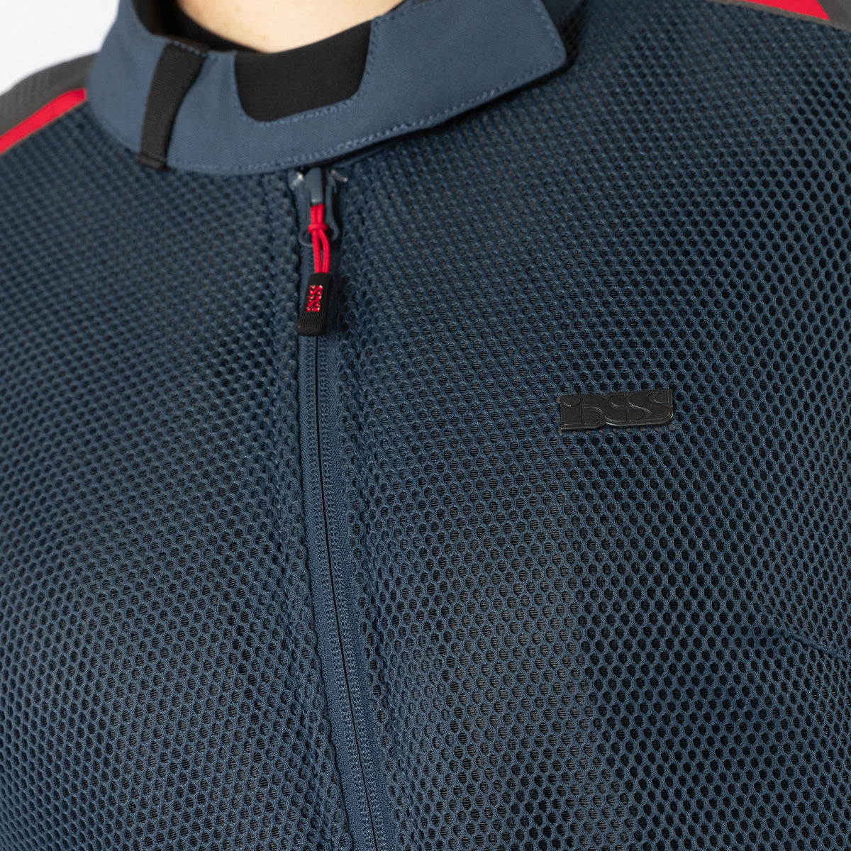 Damen Tourster-BigAir 1.0 Jacke hellgrau-blau-rot