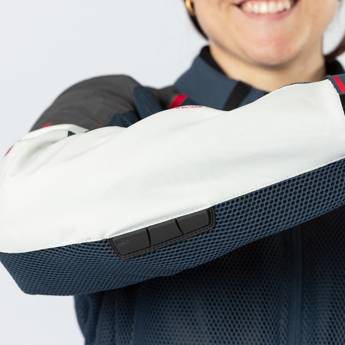 Damen Tourster-BigAir 1.0 Jacke hellgrau-blau-rot