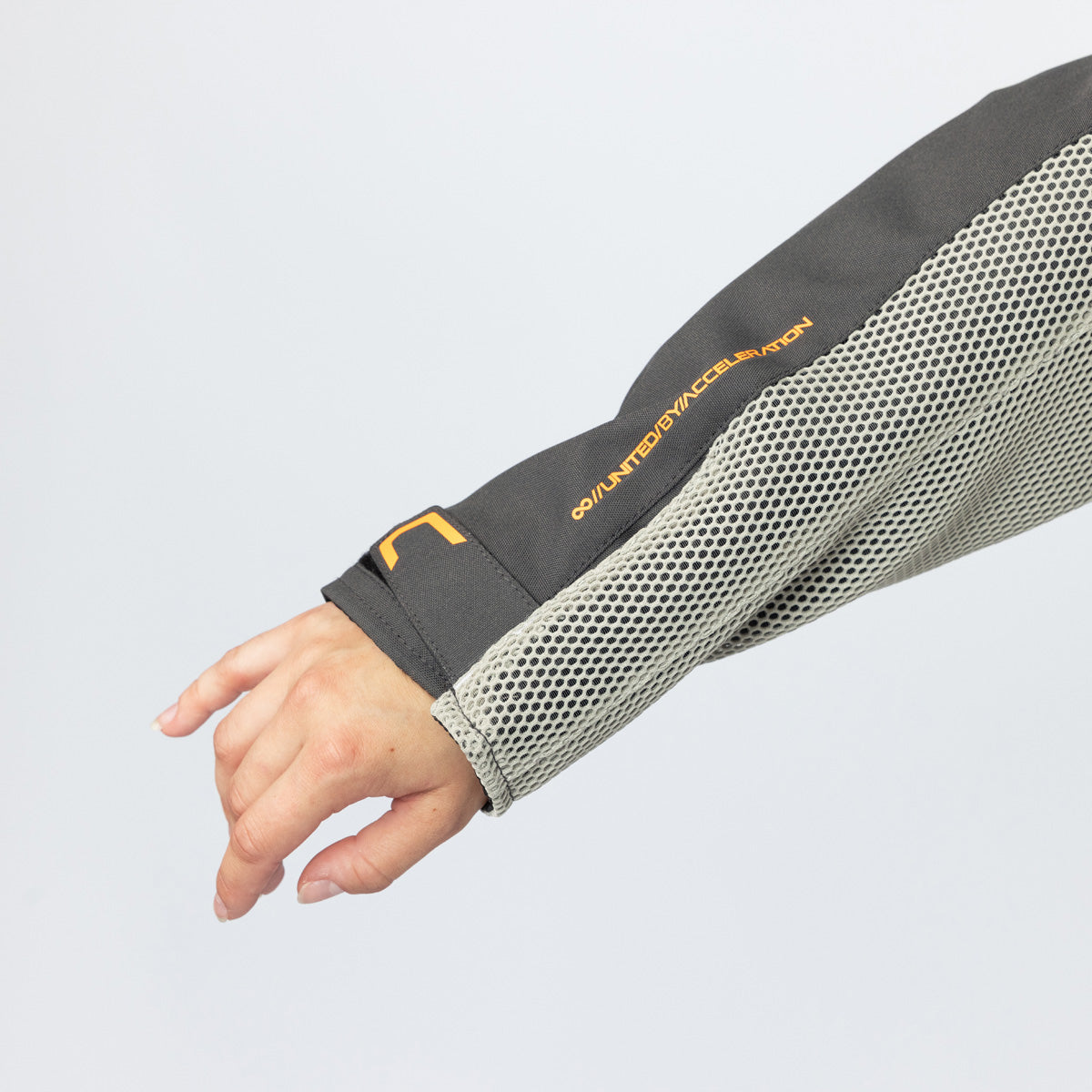 Damen Tourster-BigAir 1.0 Jacke dunkelgrau-steingrau-orange