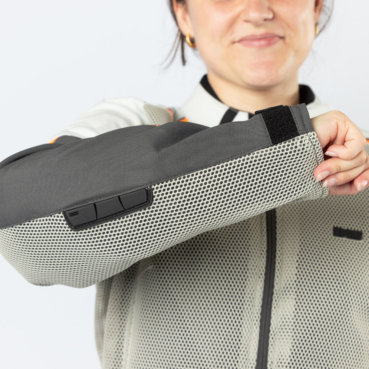 Damen Tourster-BigAir 1.0 Jacke dunkelgrau-steingrau-orange