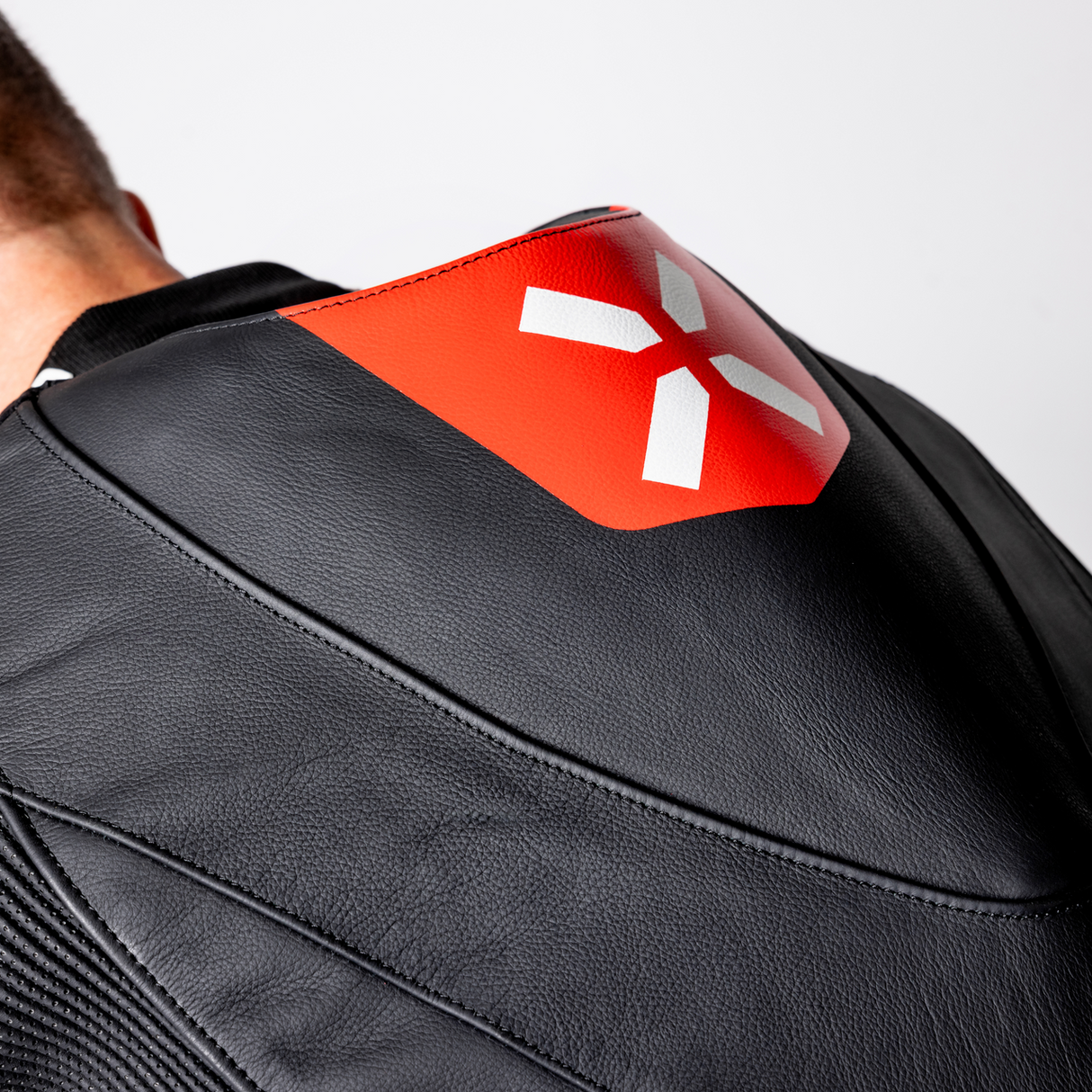 iXS-Ace 1.0 Lederkombi Einteiler - schwarz-weiss-rot-25
