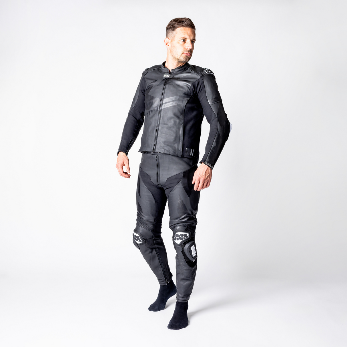 iXS-Ace 1.0 Lederkombi Zweiteiler - schwarz-02