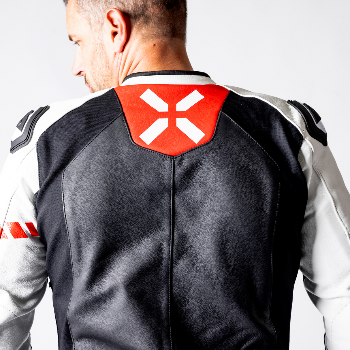 iXS-Ace 1.0 Lederkombi Zweiteiler - schwarz-weiss-rot-21