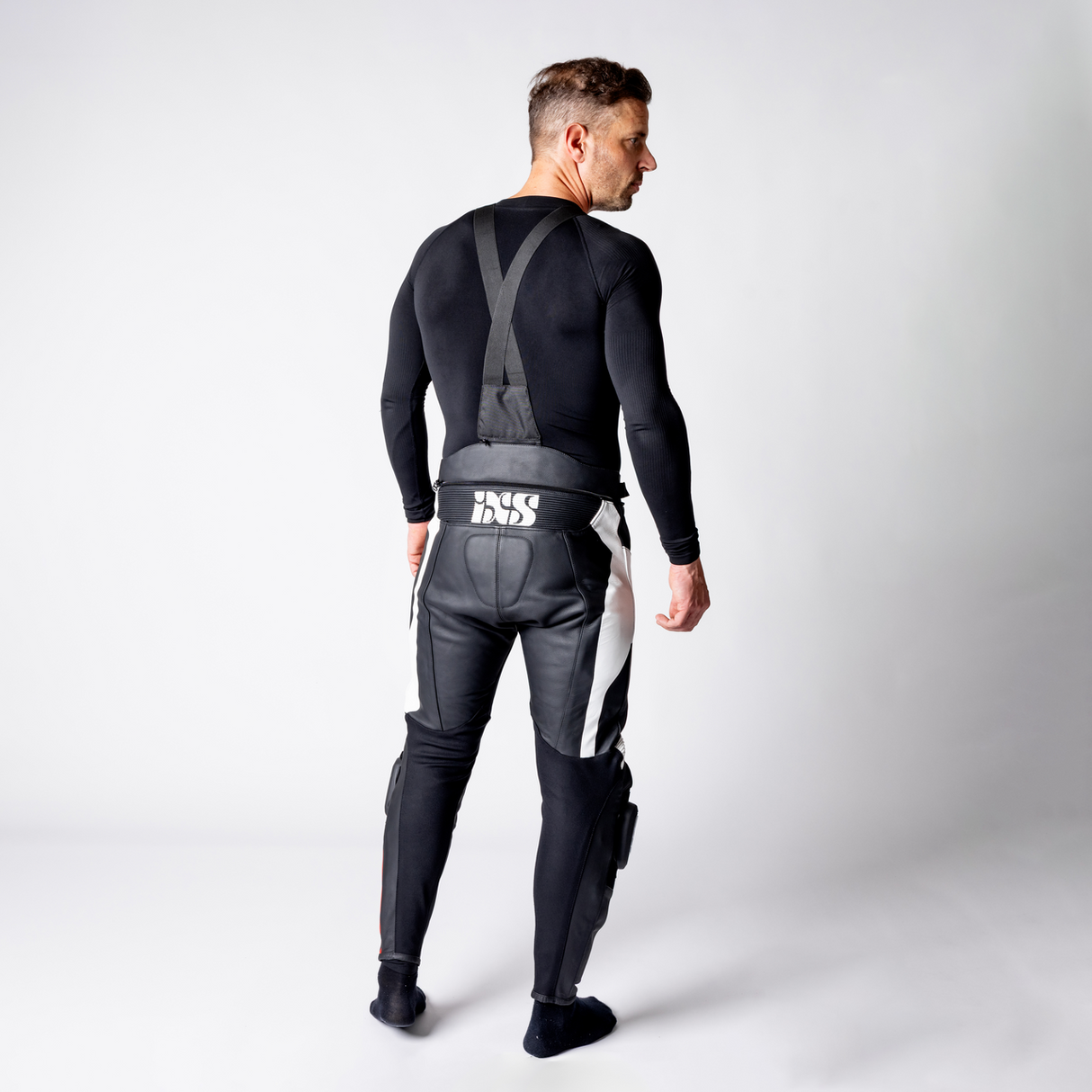 iXS-Ace 1.0 Lederkombi Zweiteiler - schwarz-weiss-rot-30