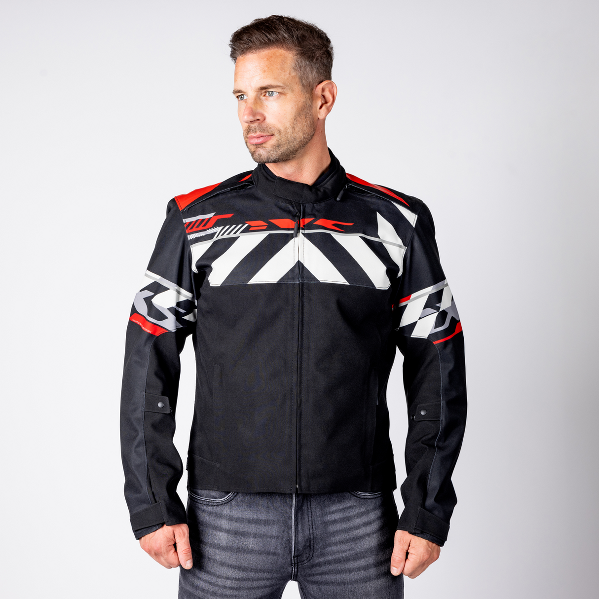 iXS-Rapid-STX 2.1 Laminatjacke - schwarz-rot-grau-02