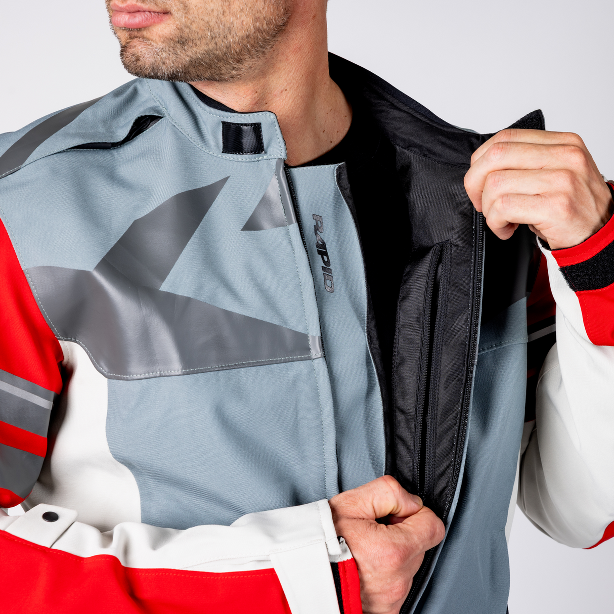 iXS-Rapid-STX 2.2 Laminatjacke - blau grau-rot-15