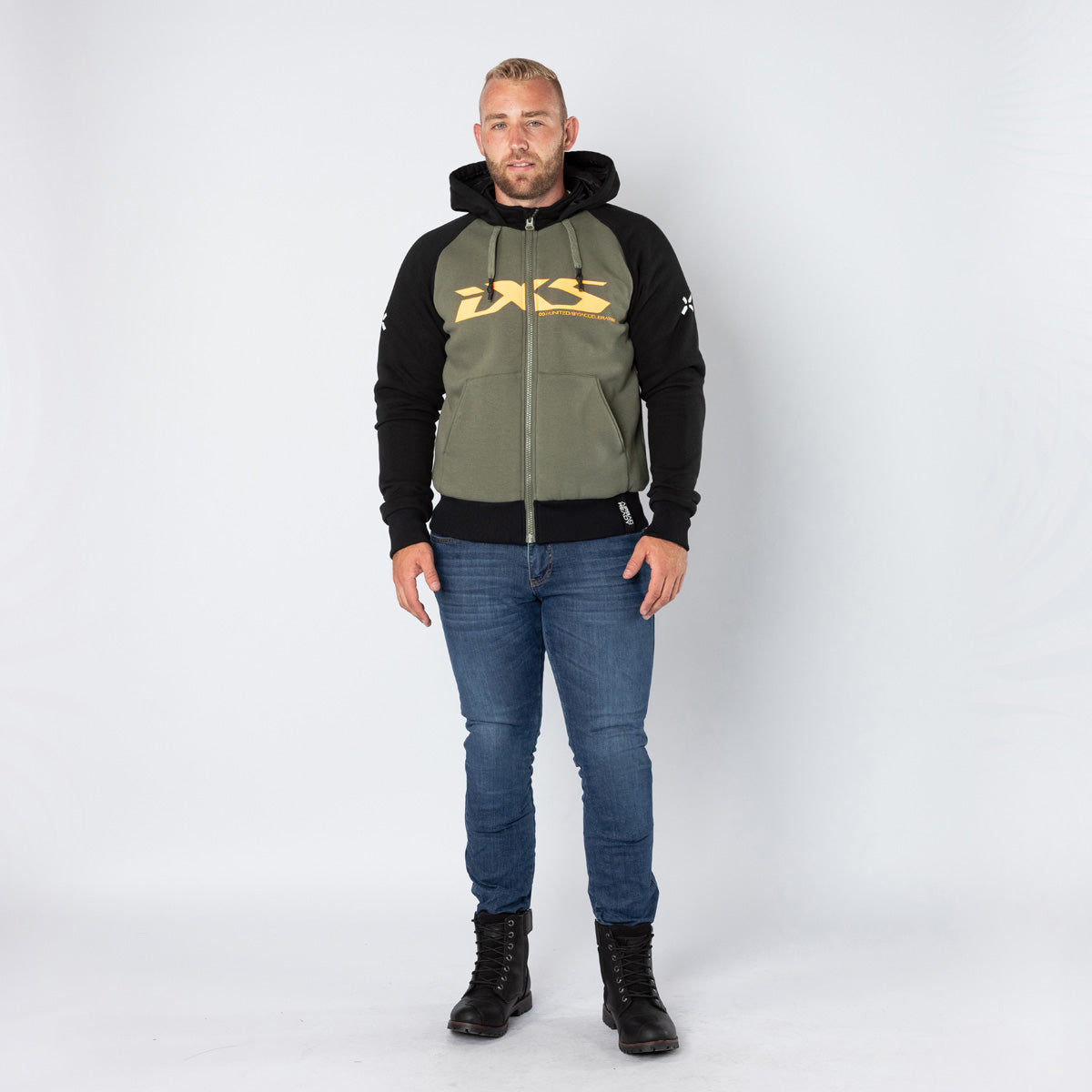 Rapid 1.0 Hoodie oliv-orange