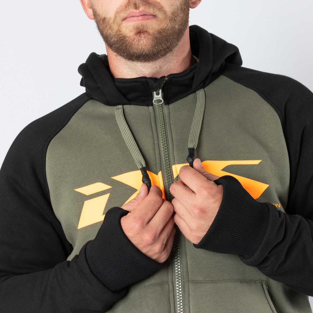 Rapid 1.0 Hoodie oliv-orange