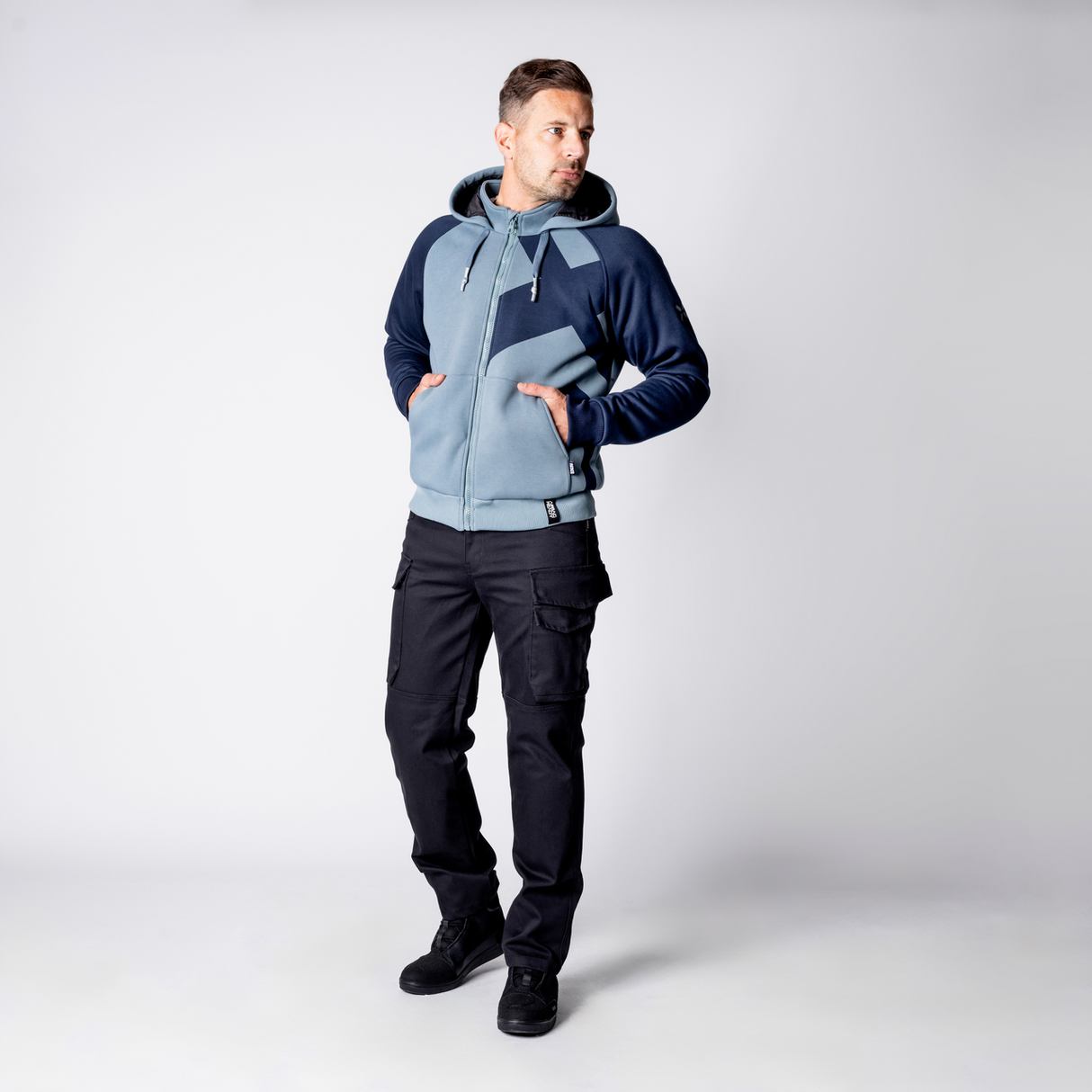 iXS-Rapid 1.0 Hoodie - dunkelblau-blau grau-09