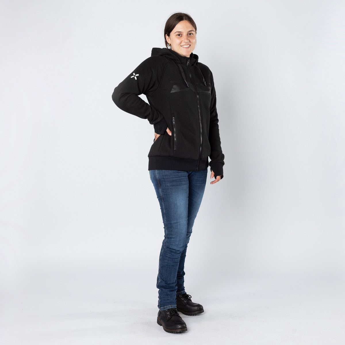 Damen Rapid 1.0 Hoodie schwarz