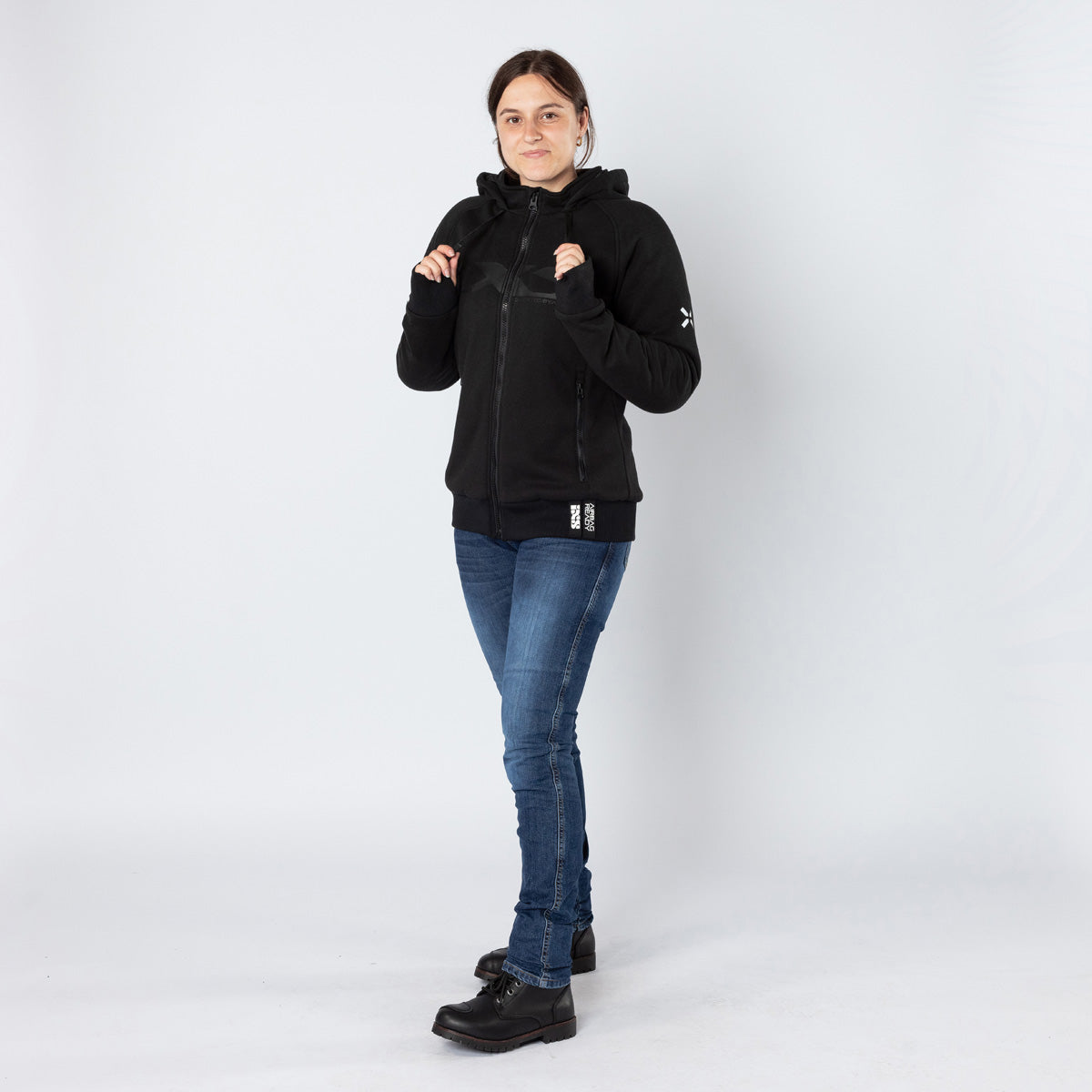 Damen Rapid 1.0 Hoodie schwarz