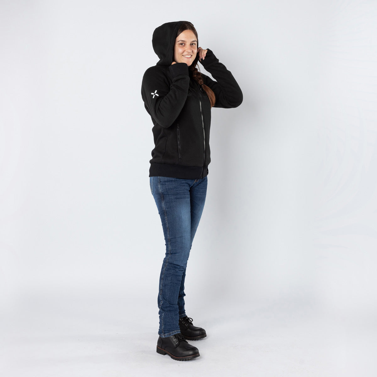 Damen Rapid 1.0 Hoodie schwarz