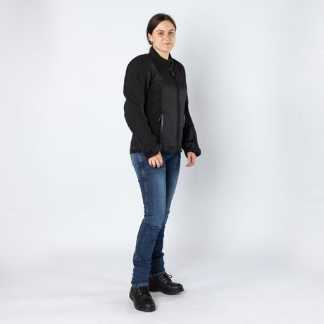 Damen Oxy-Air Jacke schwarz