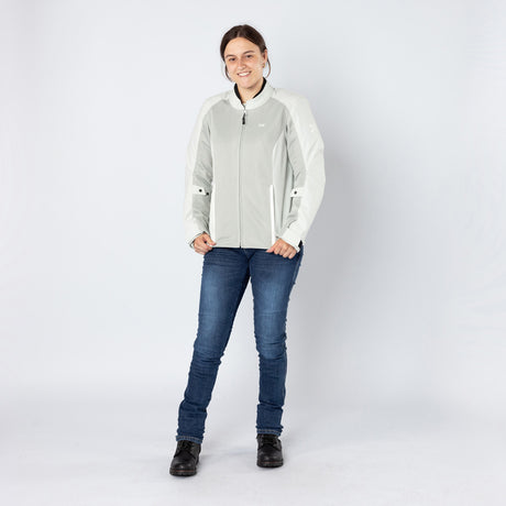 Damen Oxy-Air Jacke hellgrau