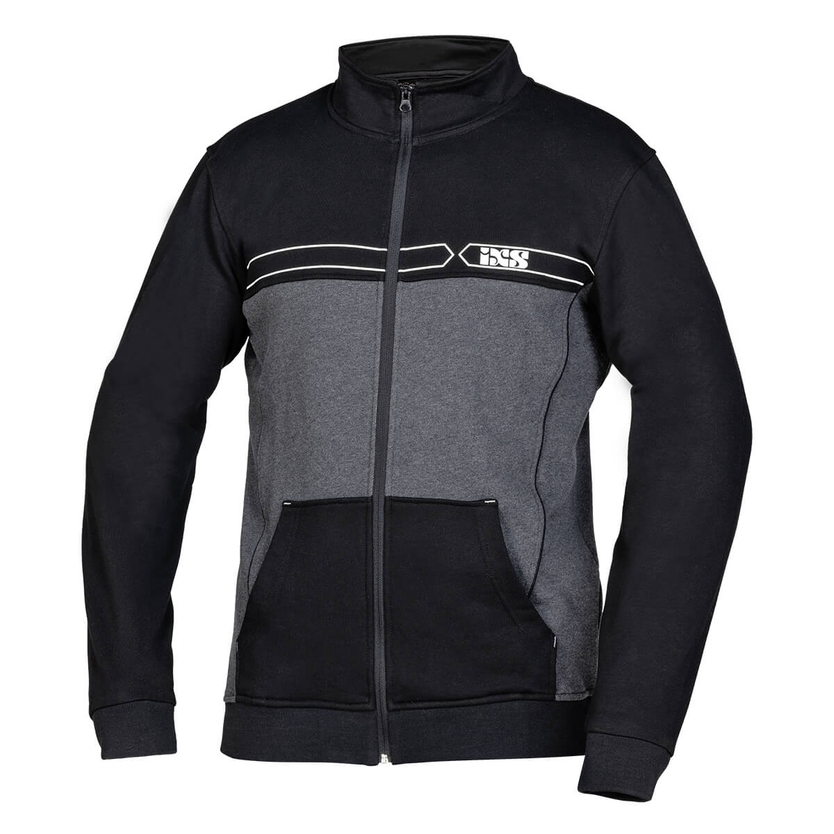 Zip Jacke iXS-Team schwarz-grau
