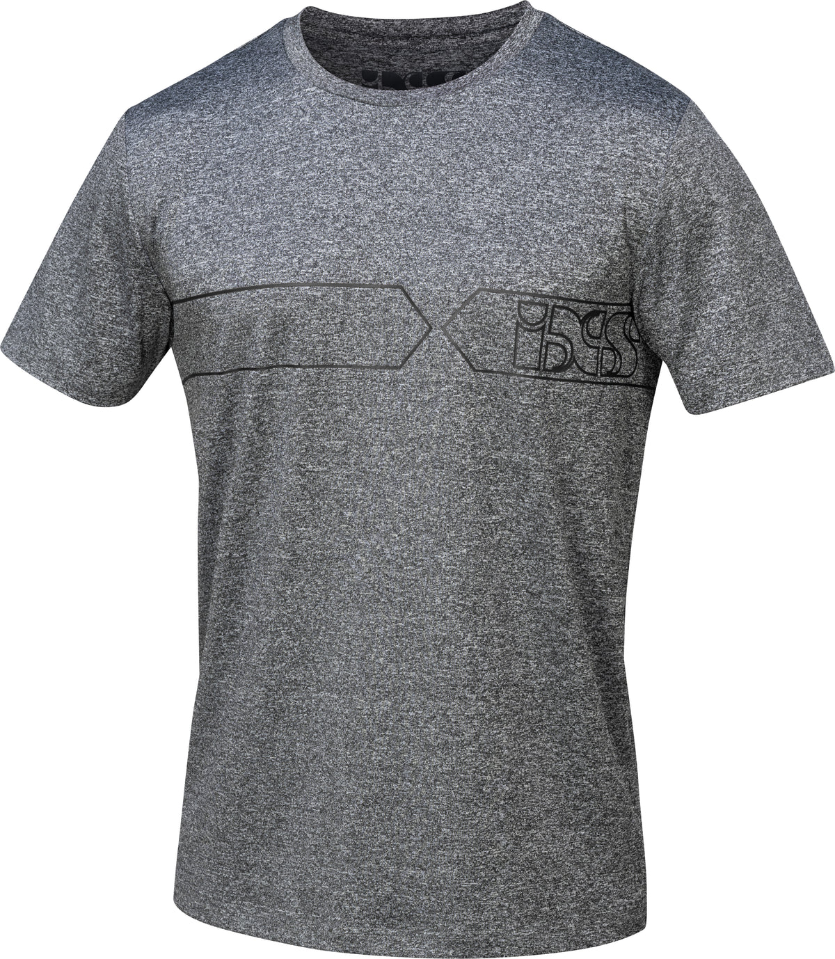 Team T-Shirt Function grau-schwarz
