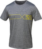 Team T-Shirt Function grau-gelb fluo