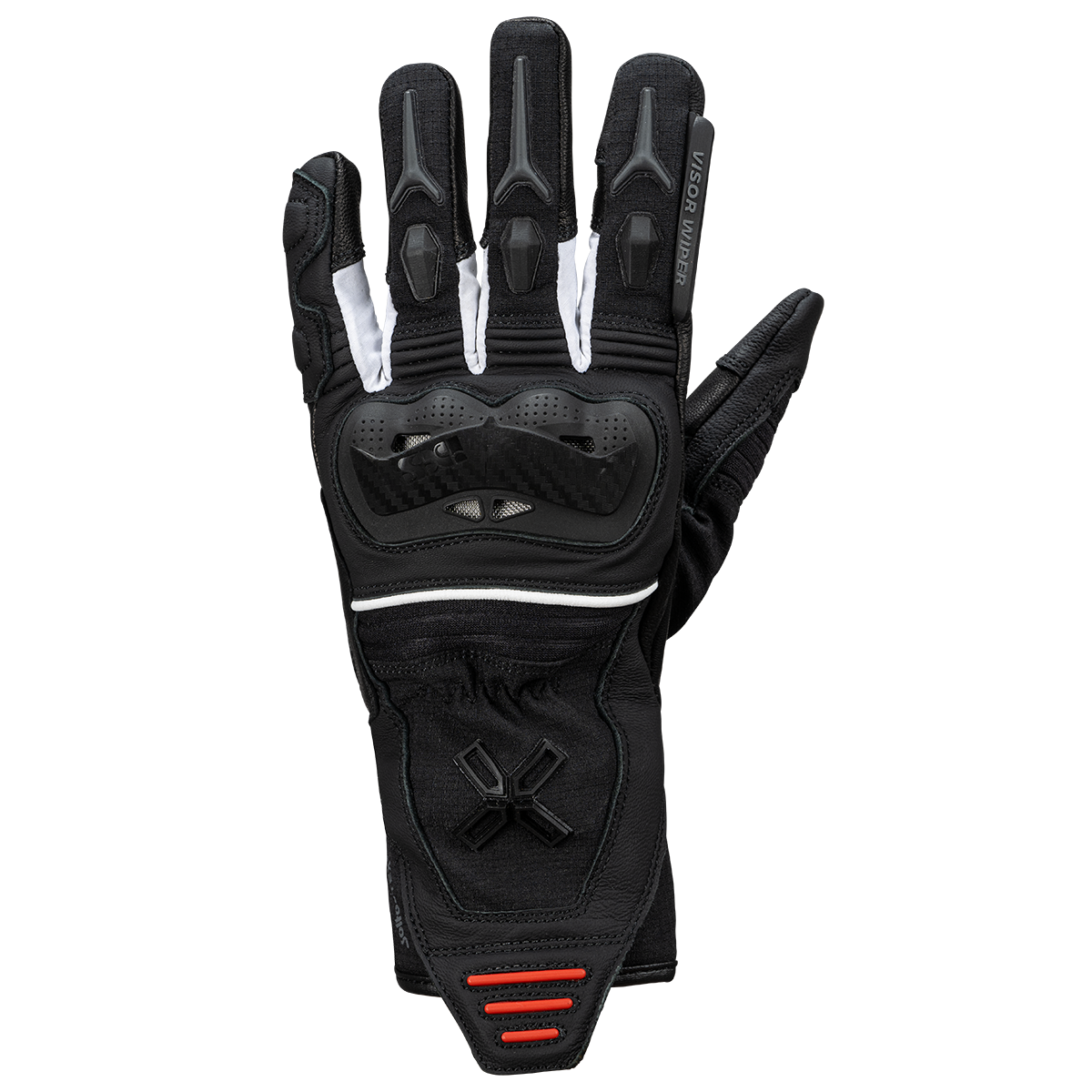 Rapid-STX 1.0 Handschuhe schwarz-weiss-rot