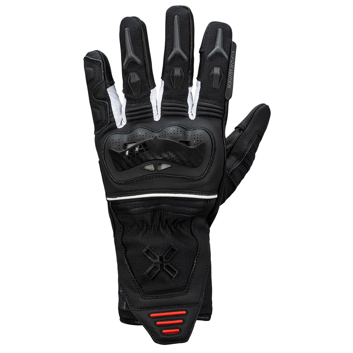 Damen Rapid-STX 1.0 Handschuhe schwarz-weiss-rot