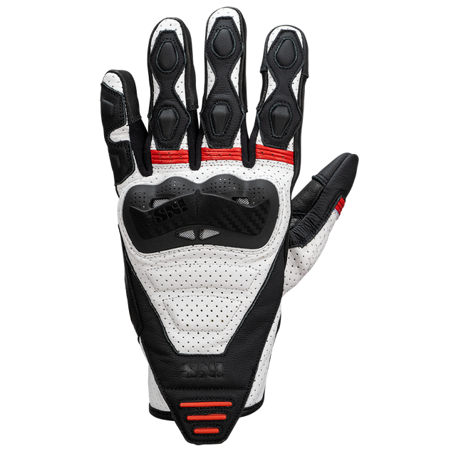 Rapid 1.0 Lederhandschuhe schwarz-weiss-rot