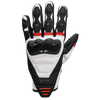 Rapid 1.0 guanti in pelle nero-bianco-rosso