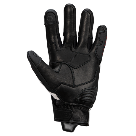 Rapid 1.0 Lederhandschuhe schwarz-weiss-rot