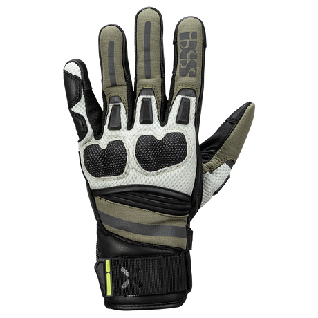 Montevideo-Air 2.0 Kurzhandschuhe schwarz-oliv-hellgrau