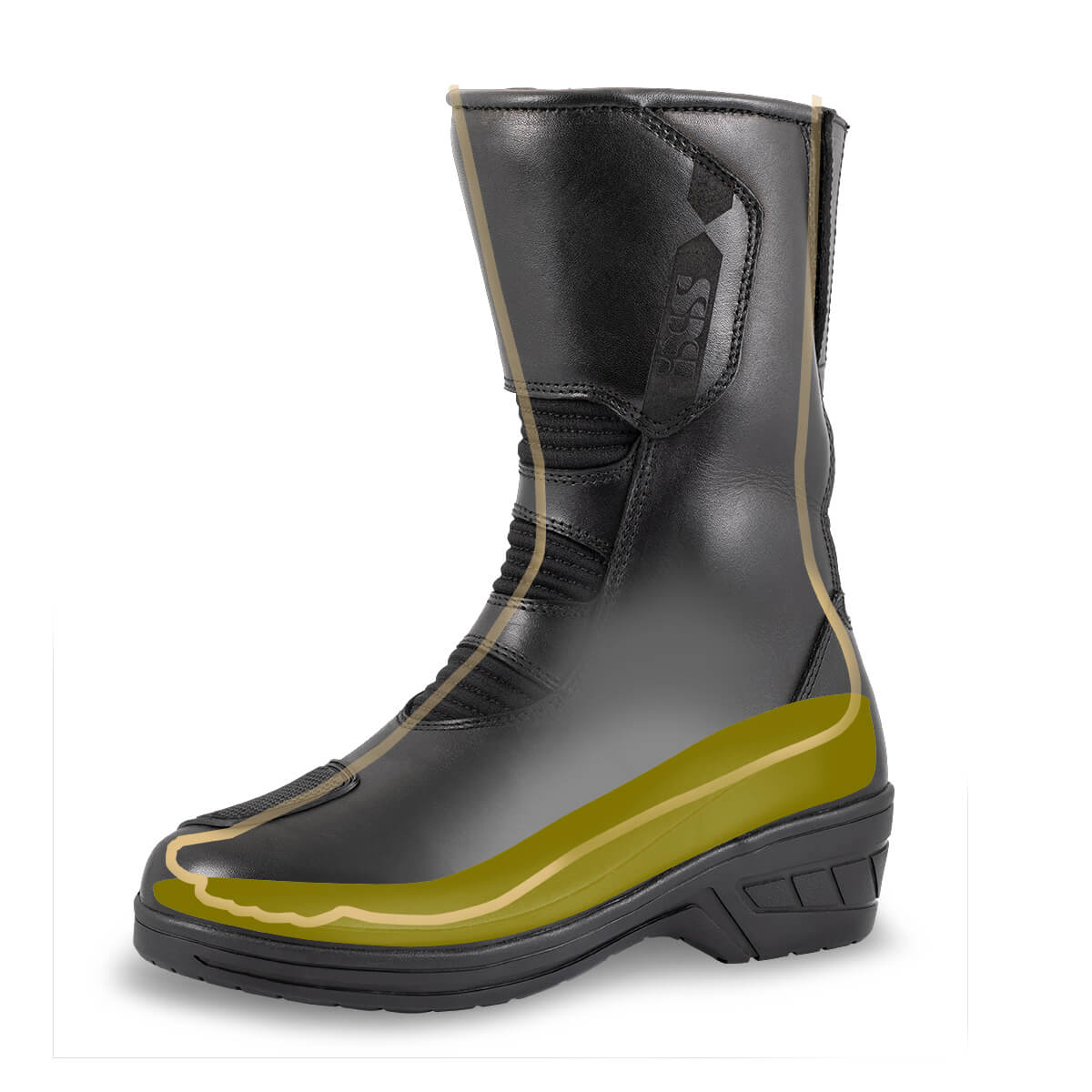 Tour Damen Stiefel Comfort-High schwarz