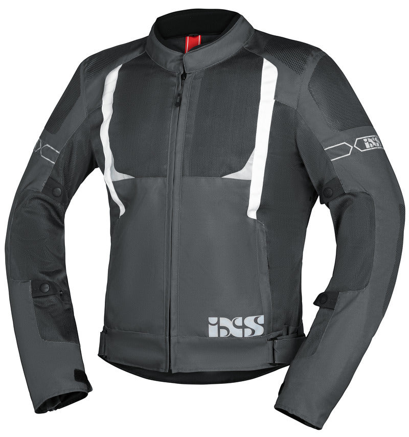 Sport Jacke Trigonis-Air dunkelgrau-grau-weiss
