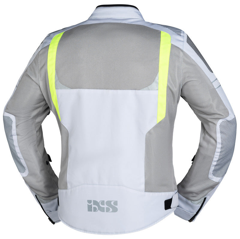 Sport Jacke Trigonis-Air hellgrau-grau-neon gelb