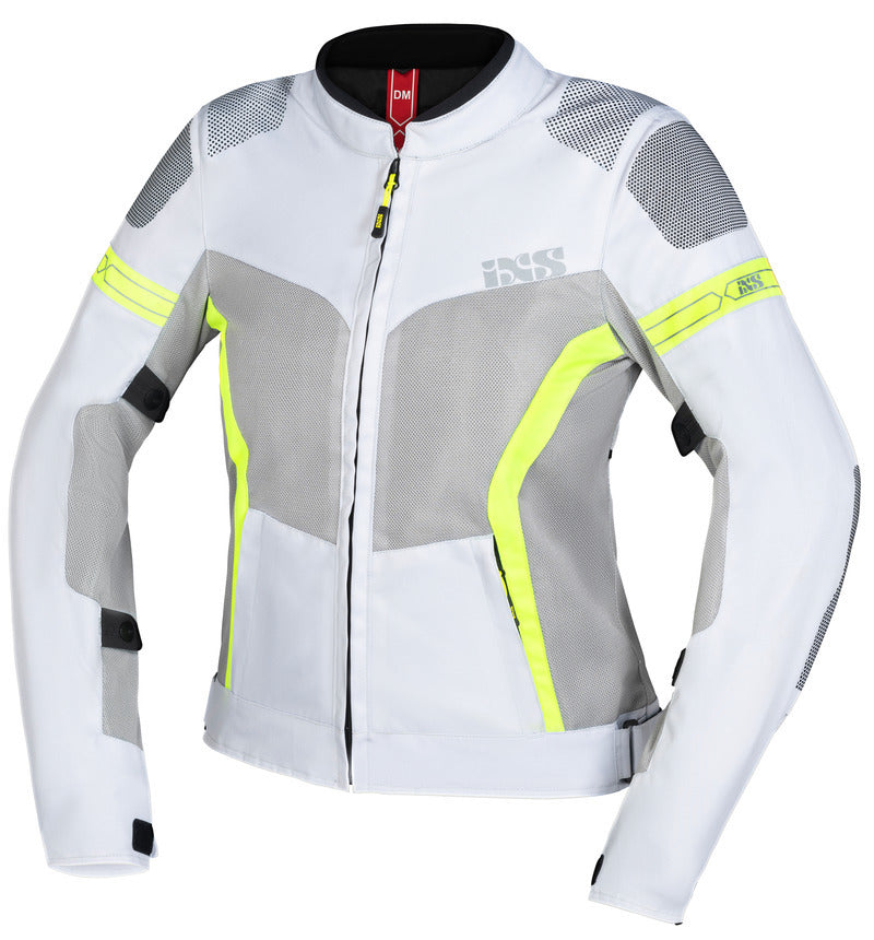 Sport Damen Jacke Trigonis-Air hellgrau-grau-neon gelb