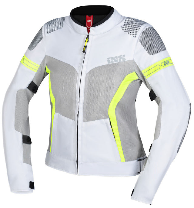 Sport Damen Jacke Trigonis-Air hellgrau-grau-neon gelb