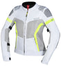 Sport Damen Jacke Trigonis-Air hellgrau-grau-neon gelb