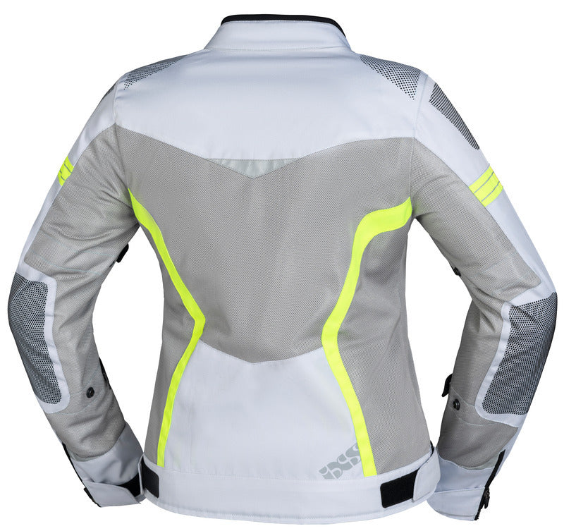Sport Damen Jacke Trigonis-Air hellgrau-grau-neon gelb