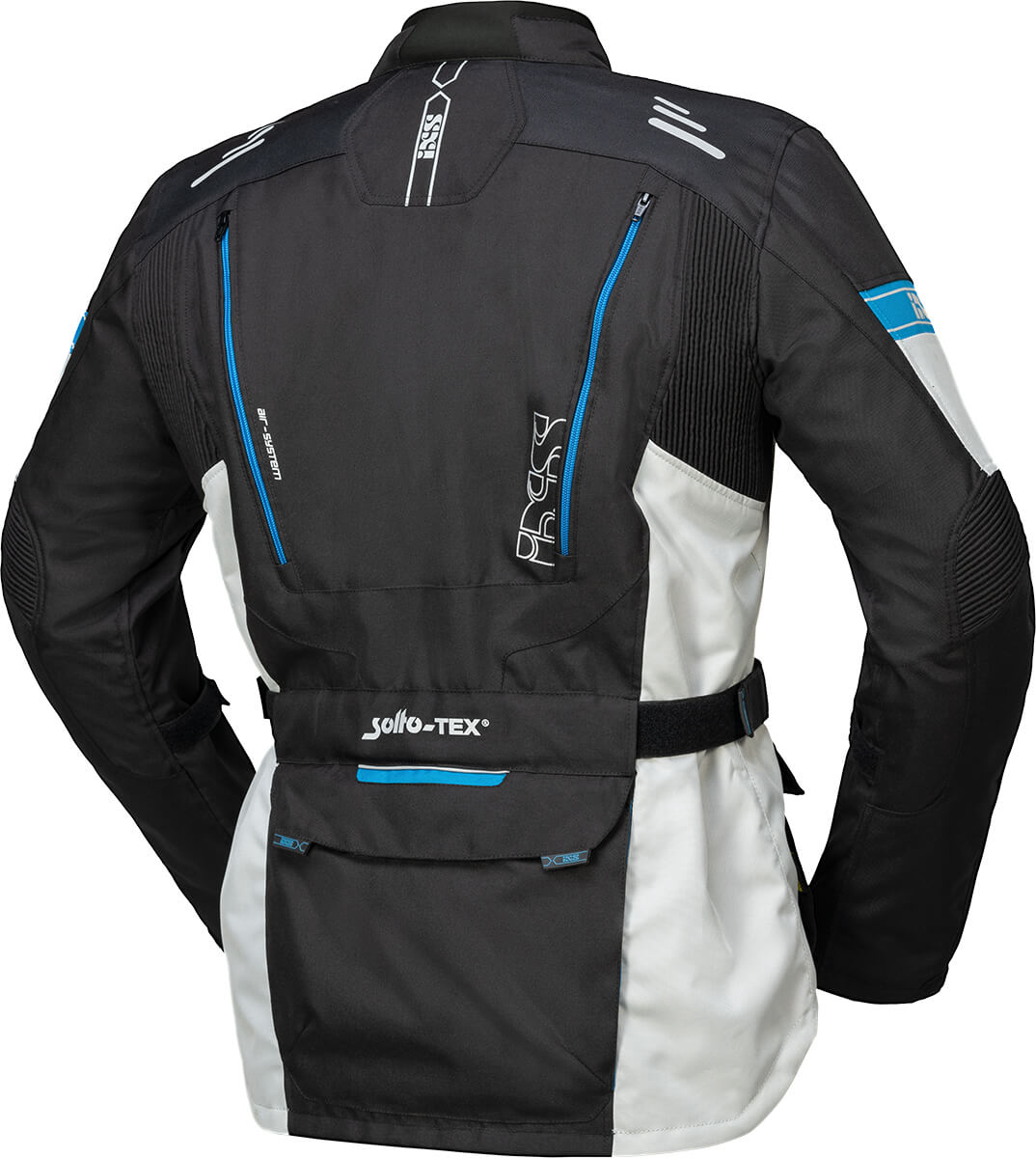 Tour Jacke Lorin-ST schwarz-hellgrau-blau