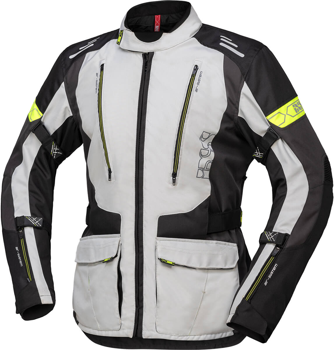 Tour Jacke Lorin-ST grau-schwarz-gelb fluo