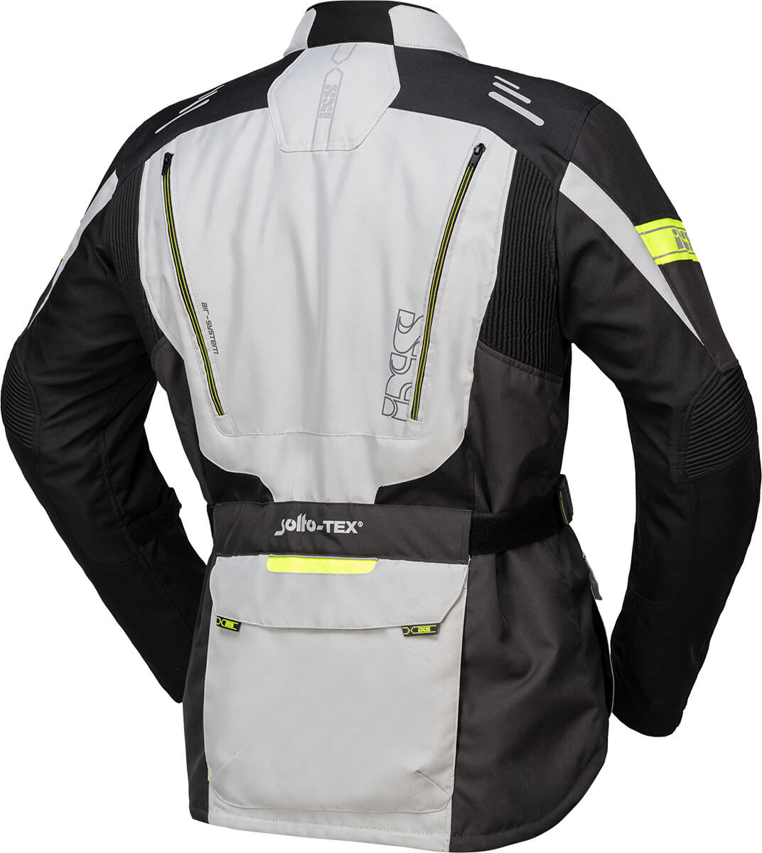Tour Jacke Lorin-ST grau-schwarz-gelb fluo