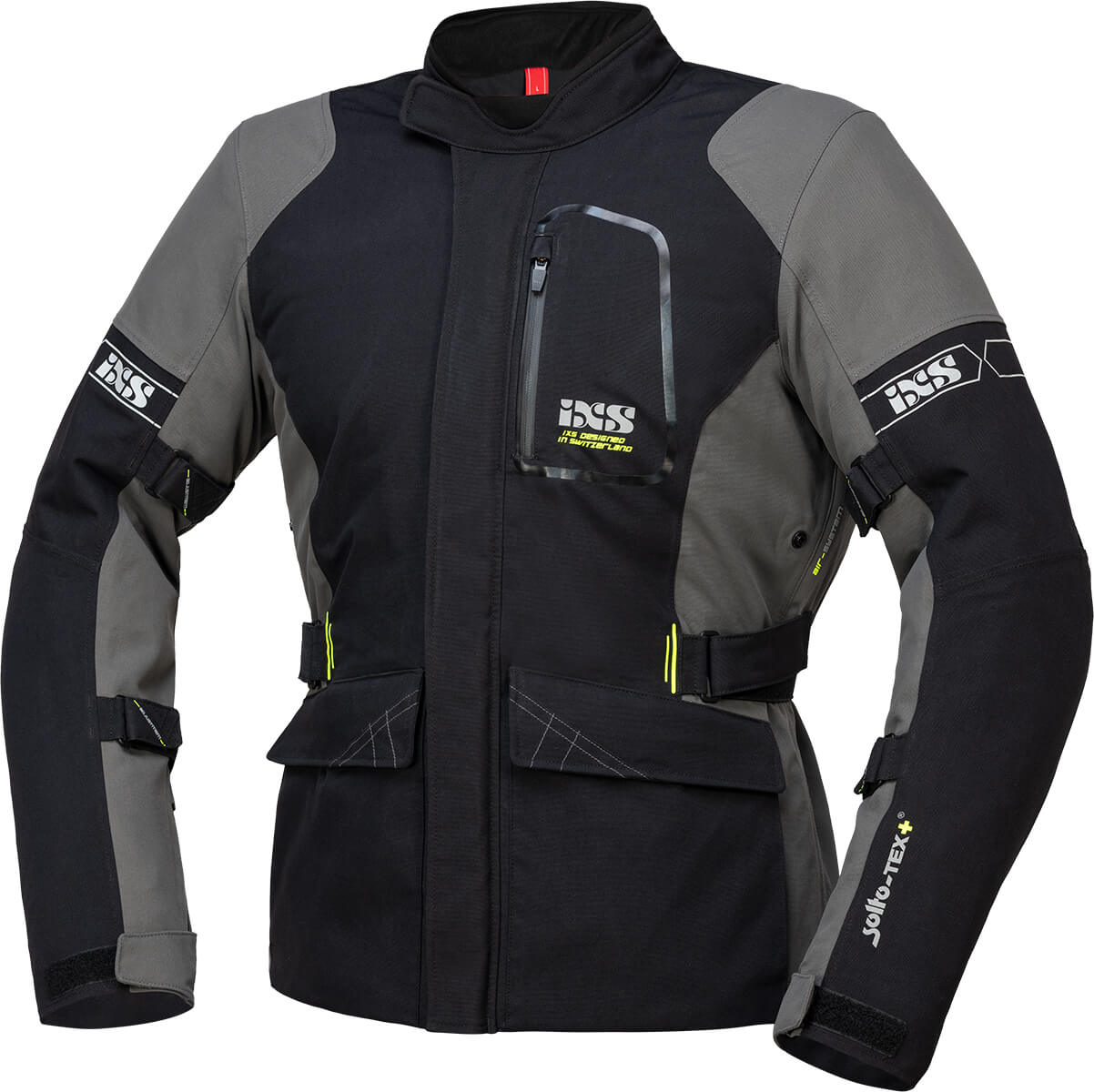 Tour Jacke Laminat-ST-Plus schwarz-grau