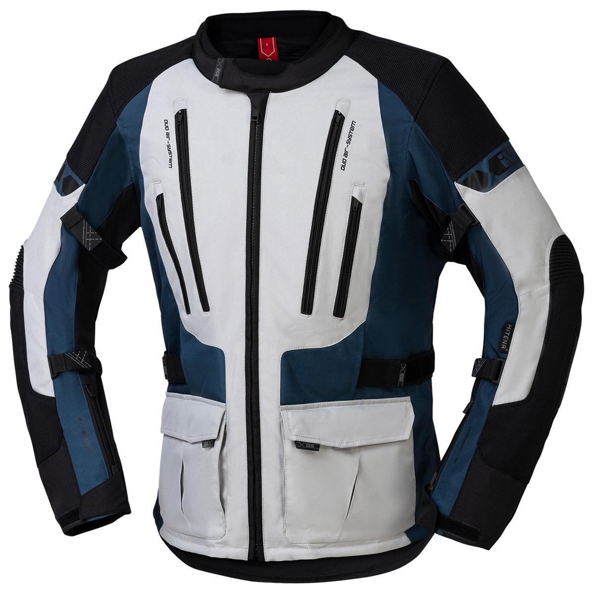 Tour Jacke Lennik-ST hell grau-blau-schwarz
